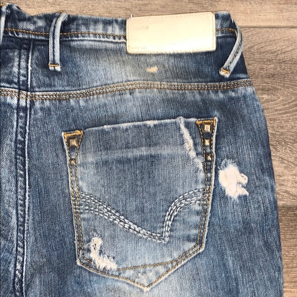 Only Jeans Distressed Limitless Blue Denim - Picture 8 of 10